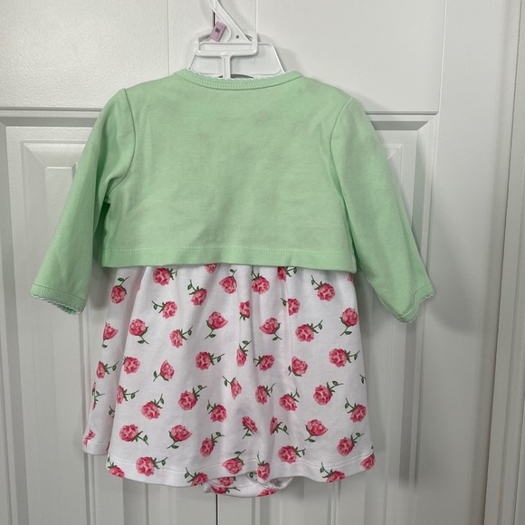 Little Me 3 Piece Spring Floral Dress - Picture 2 of 8